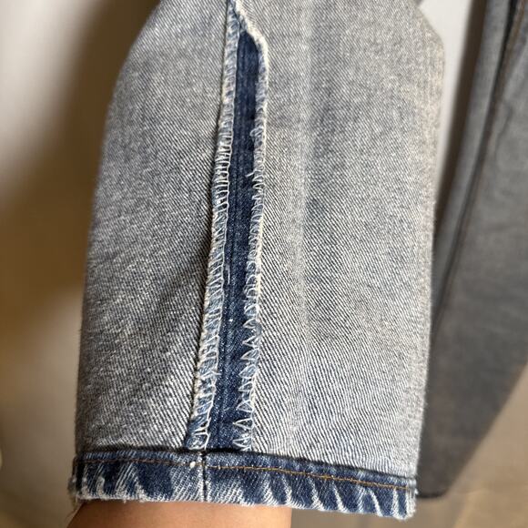 Vintage Levi’s 501 Jeans 1980s Selvedge Red Tag Blank USA W34 L36 -Actual 32/32 - Picture 10 of 16